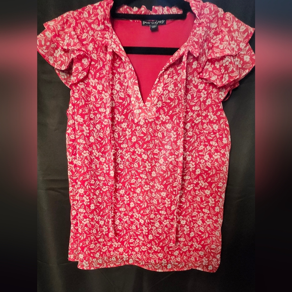 Floral Pink Women's‎ Top